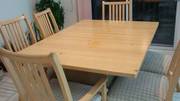 Dinning set - table - 6 chairs