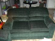 Forest Green Couch and Loveseat for Sale