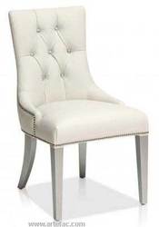 Accent Leather Dining Chair 