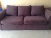IKEA Brown Couch and Love Seat